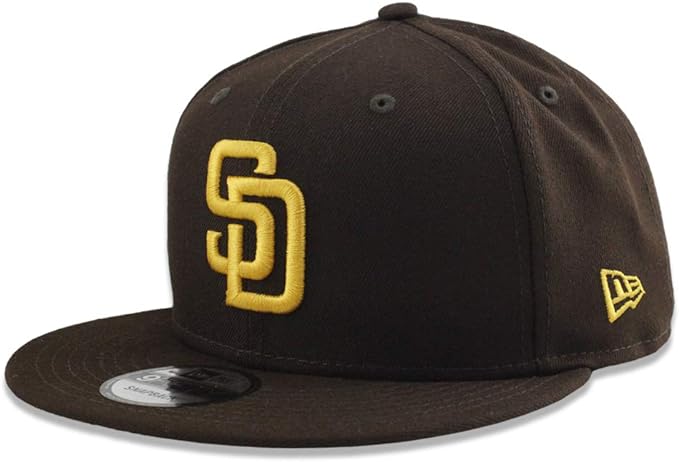 New Era 9Fifty San Diego Padres Snapback Cap - Brown/Yellow