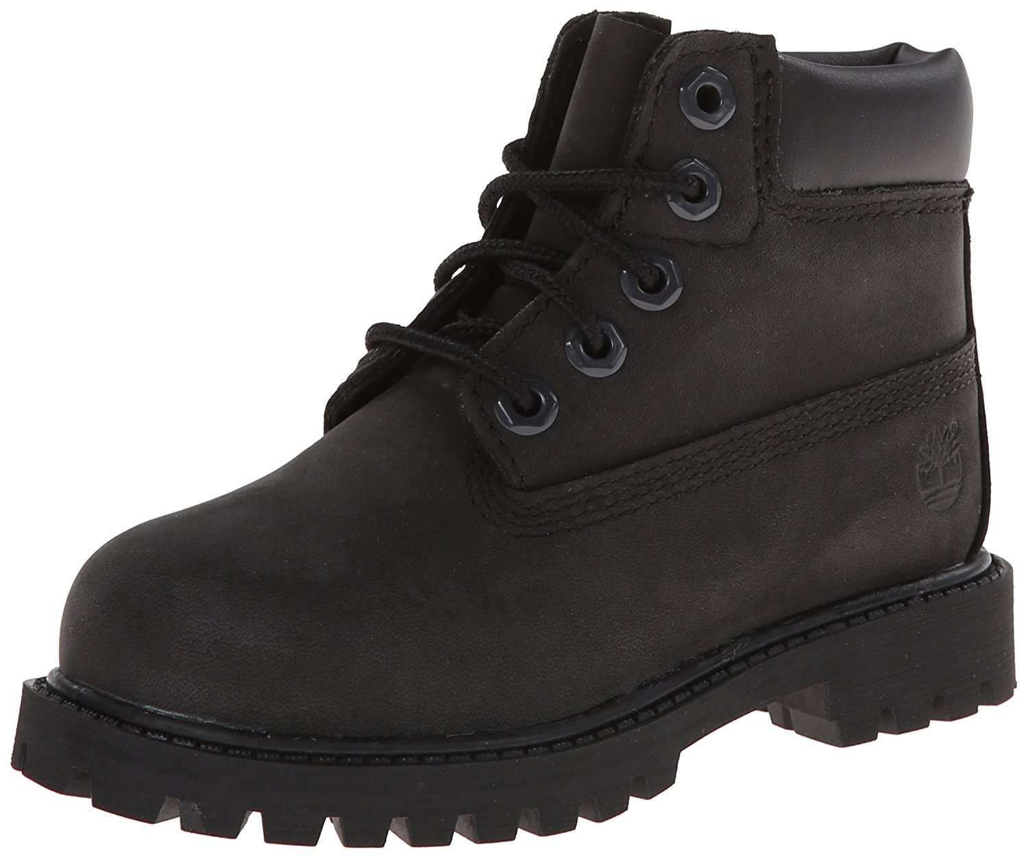 Timberland 6-inch Premium Waterproof-K Boot - Black Nubuck - 6 M Big Kid