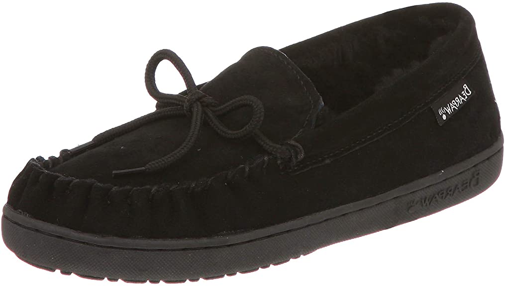 BEARPAW Mens Moc II Slipper - Black - 9