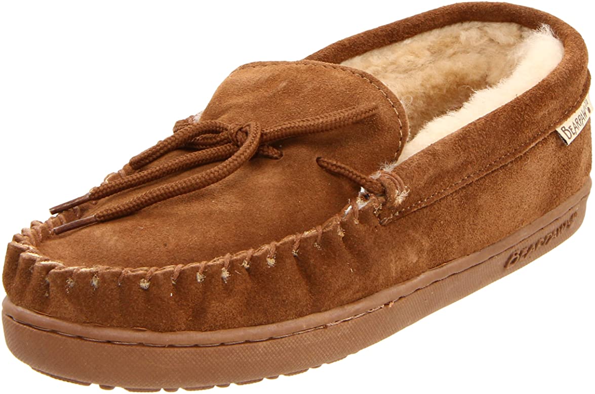 BEARPAW Mens Moc II Slipper - Hickory - 8