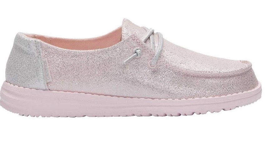 Hey Dude Boys WENDY YOUTH Shoes - SPARKLING PINK - 1