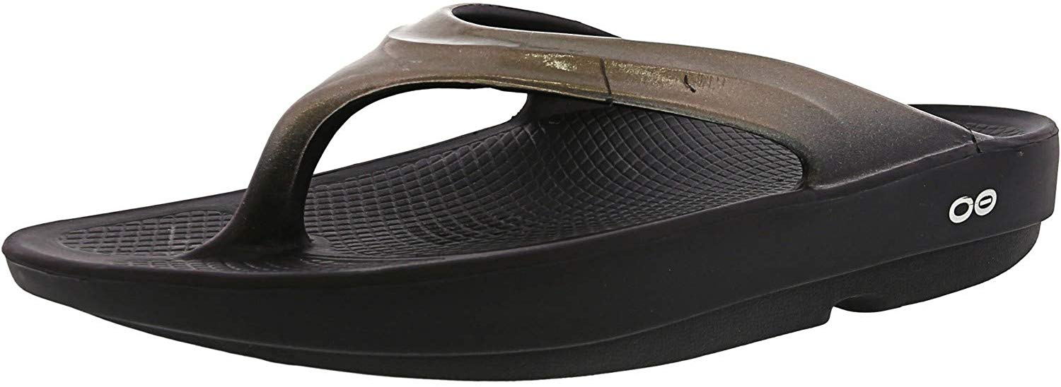 OOFOS Womens OOlala Post Exercise Active Sport Recovery Thong Sandal - Latte - M3/W5