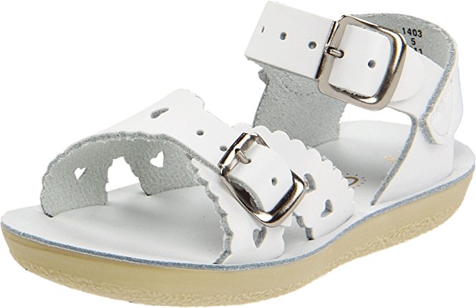 Salt Water Sandals by Hoy Sweetheart - White - 6 Toddler