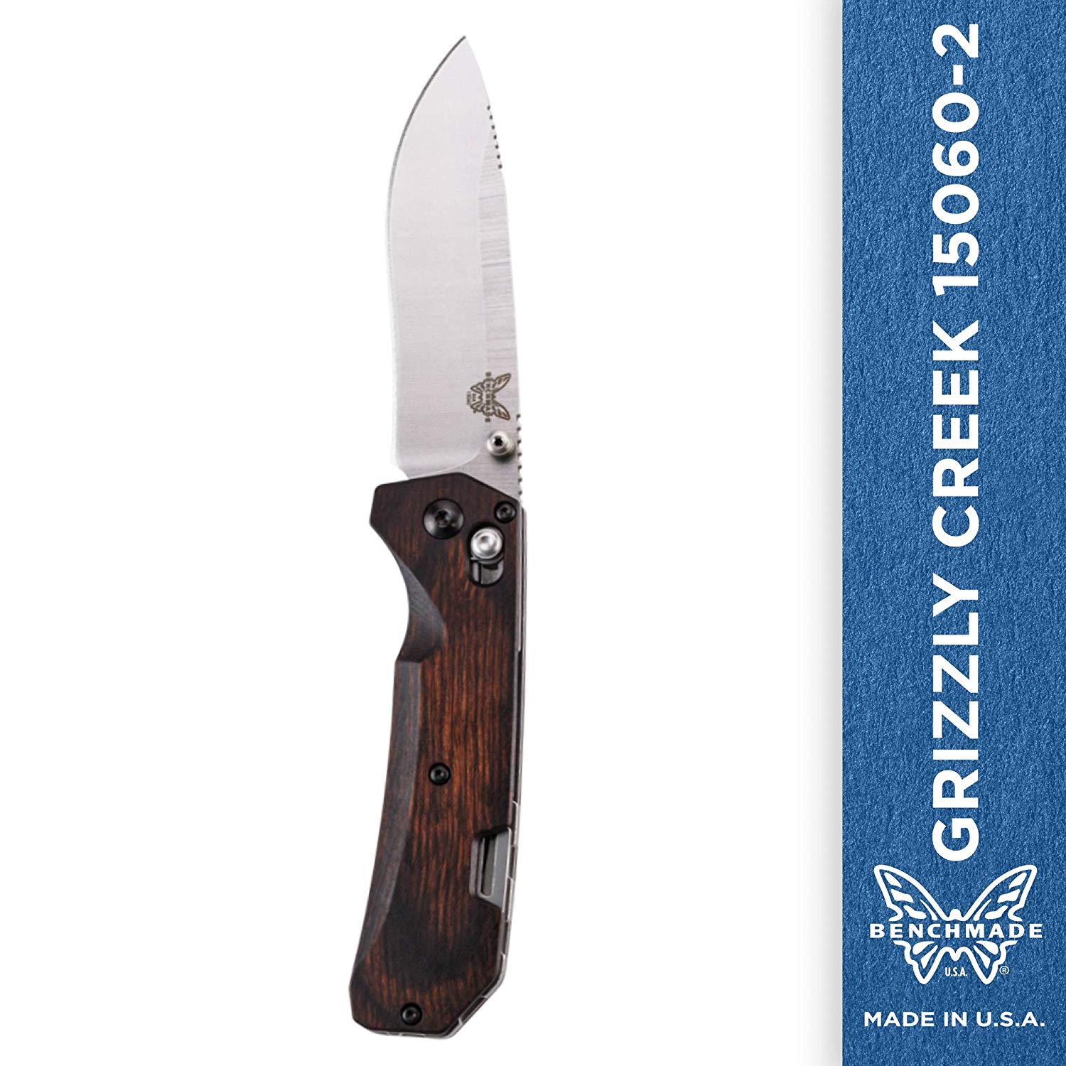 Benchmade - Grizzly Creek 15060-2 Knife Wood Handle