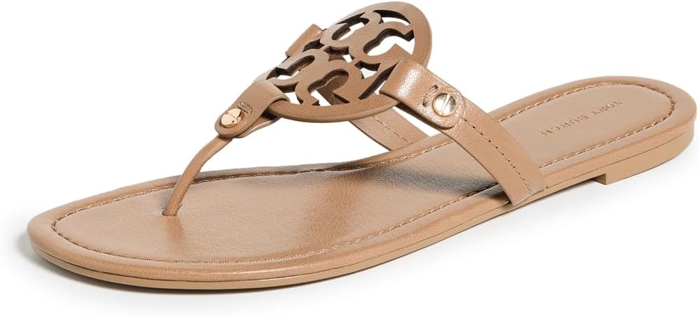 Tory Burch Womens  Miller Sandal - Almond Flour/Tan - 8.5