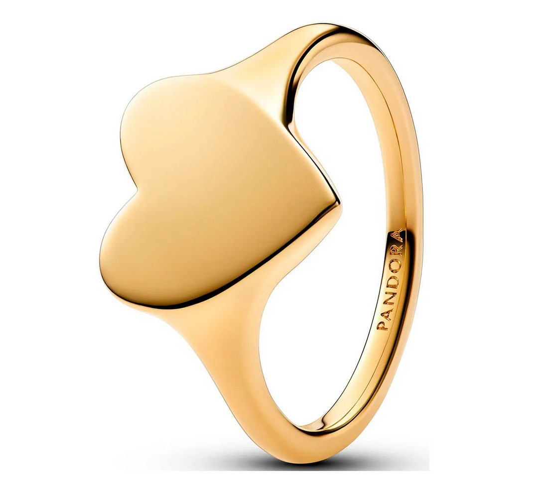 Pandora Engravable Heart Ring