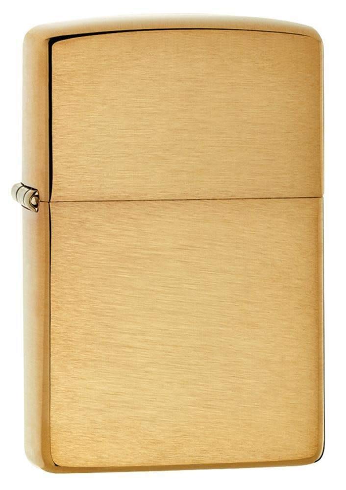 Zippo 168 Br Fin Brass Armor  Lighter