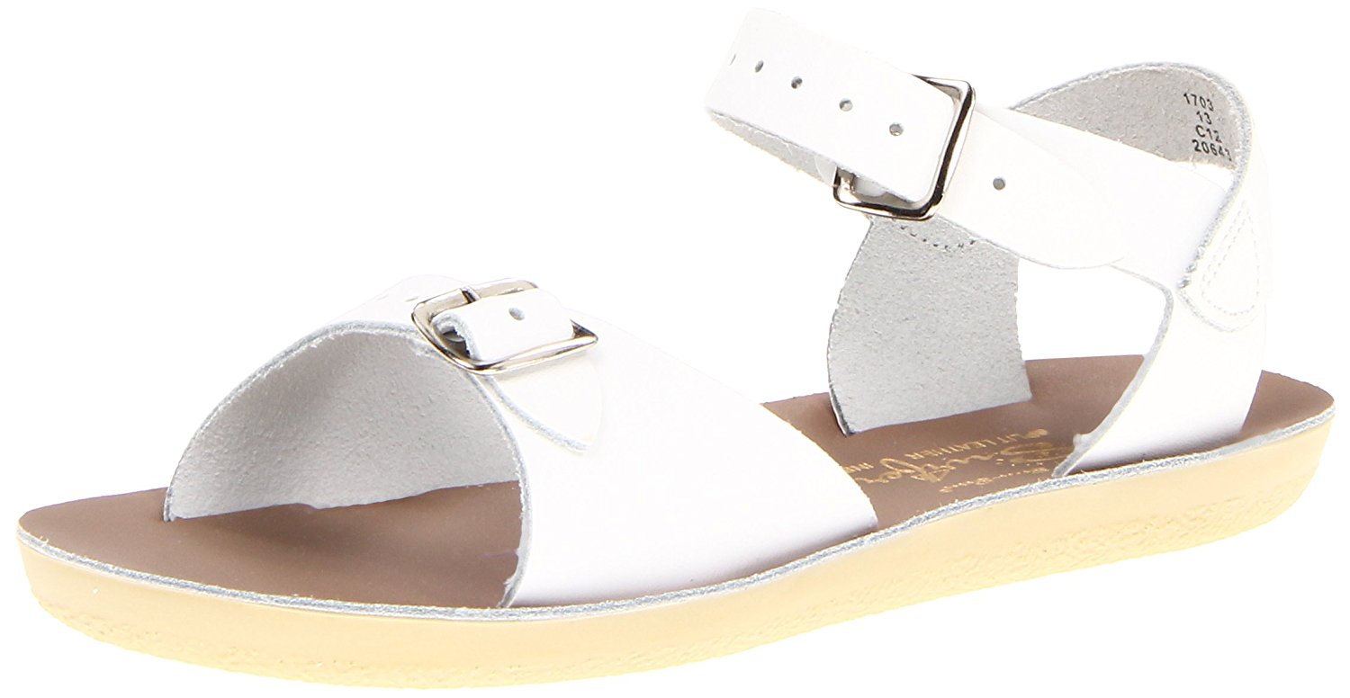 Salt Water Sandals by Hoy Sun-San Surfer - White - 6 Toddler