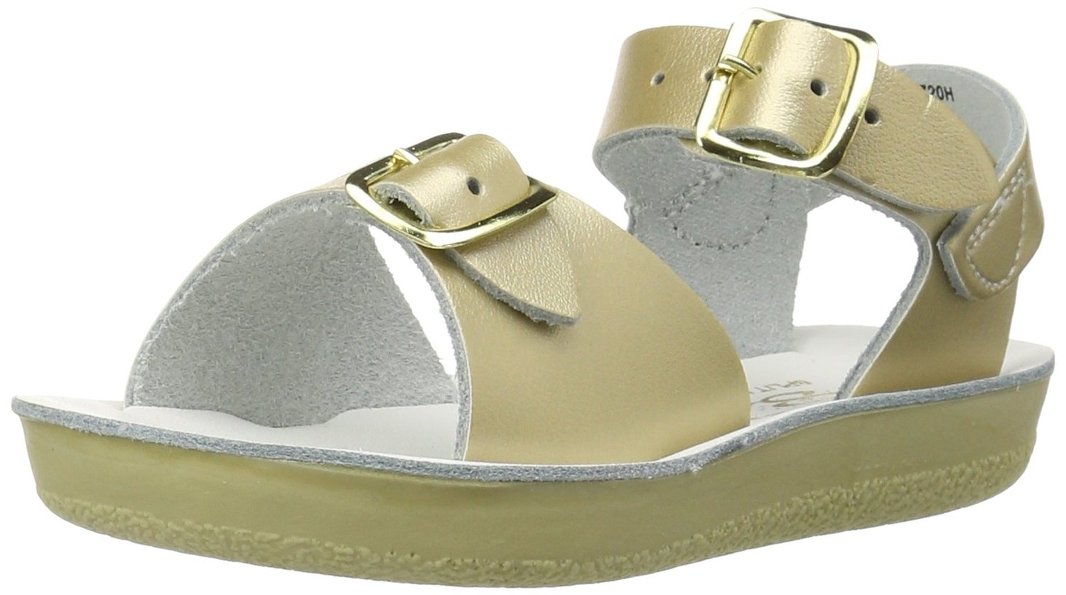 Salt Water Sandals by Hoy Sun-San Surfer - Gold - 8 Toddler