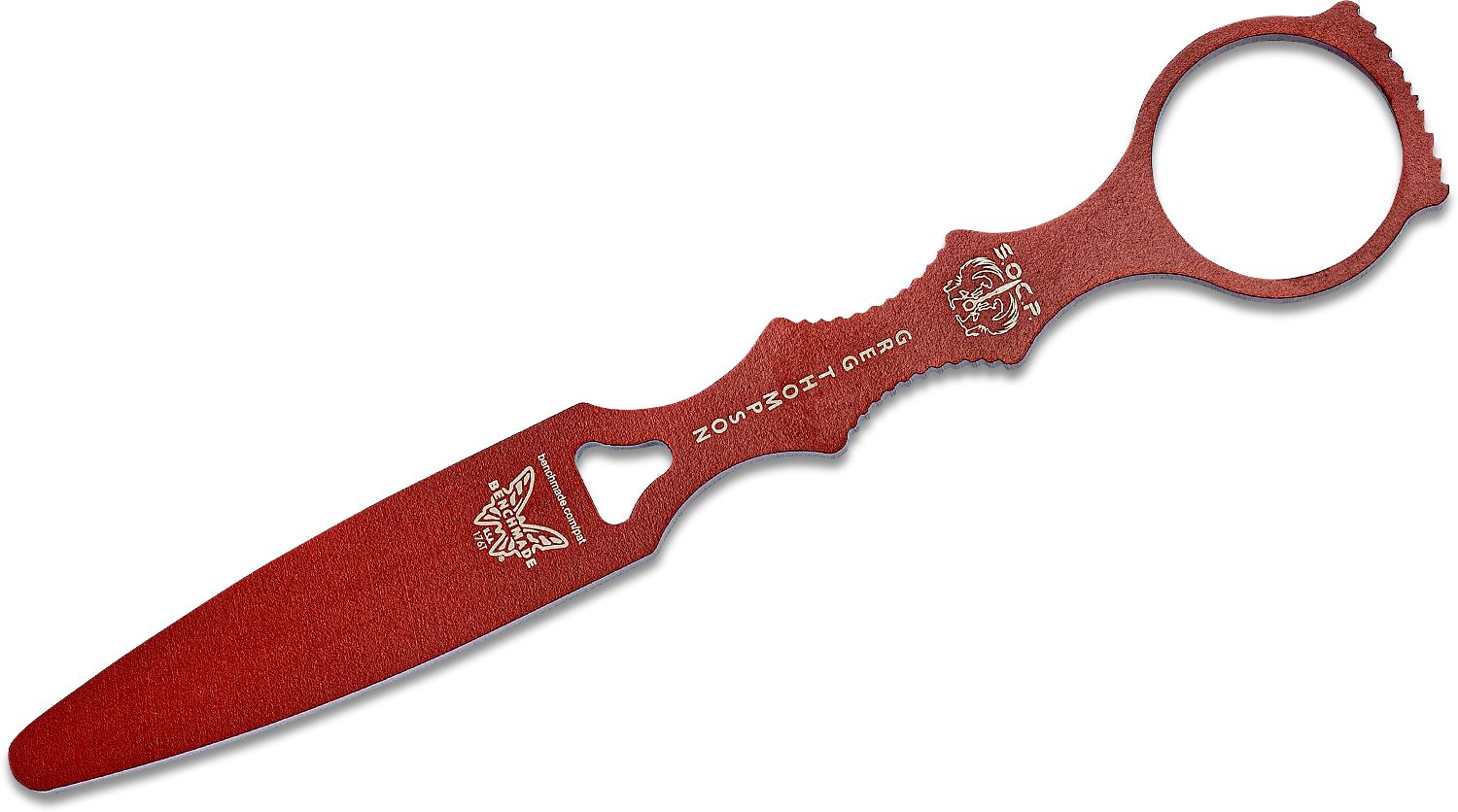 Benchmade 176T SOCP Training Dagger Red Blade - No Sheath