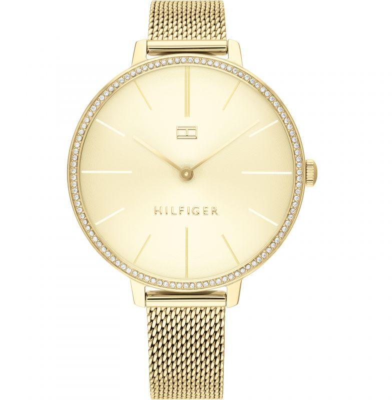 Tommy Hilfiger Kelly Gold-Tone Mesh Ladies Watch 1782114