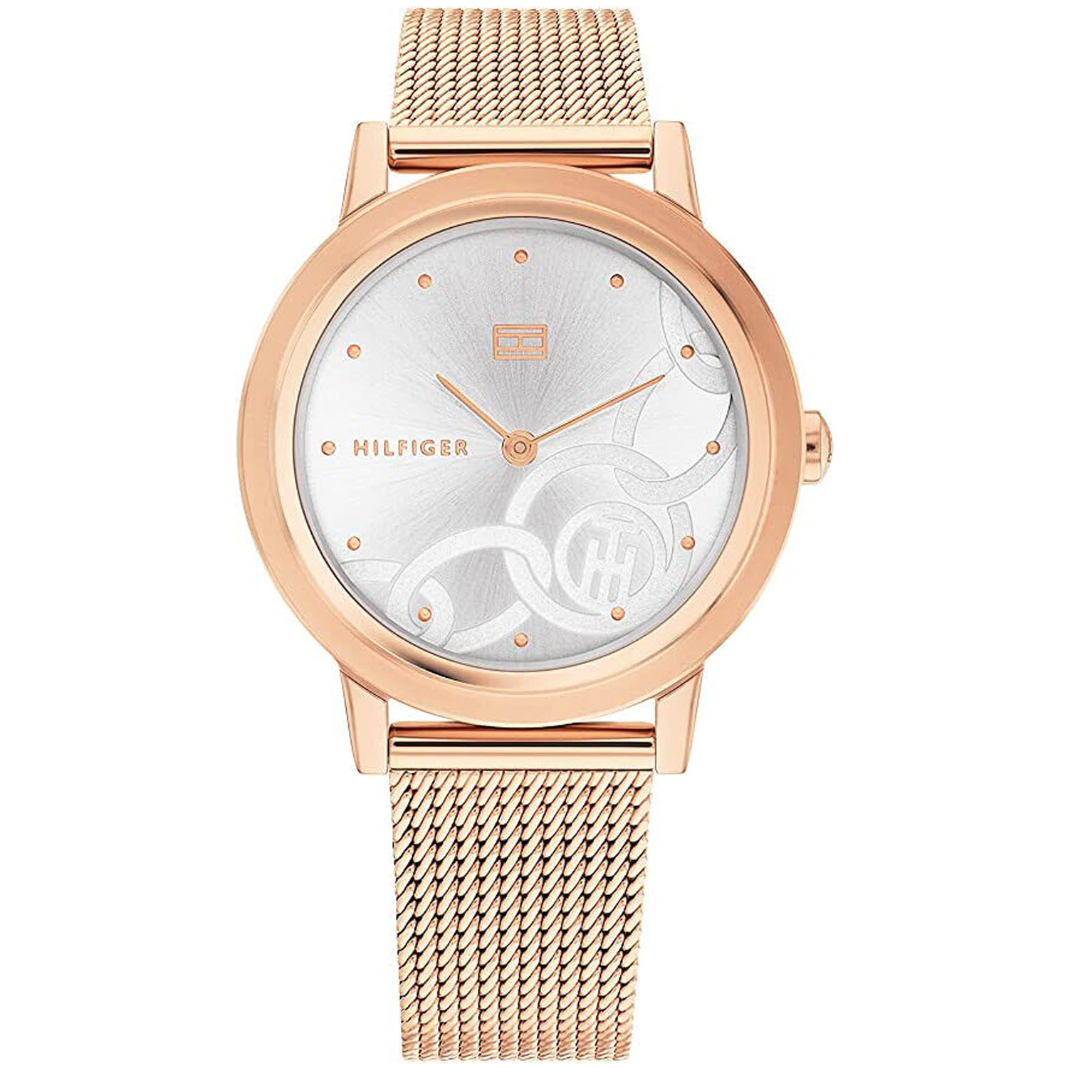 Tommy Hilfiger Rose Gold-Tone Mesh Ladies Watch 1782441