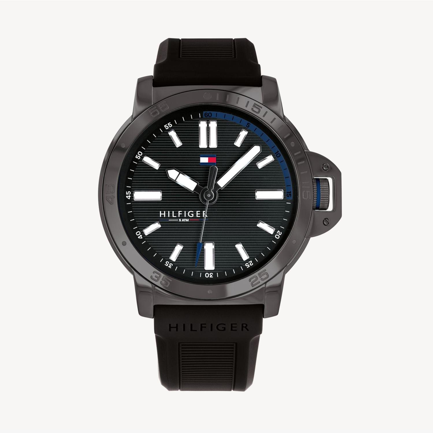 Tommy Hilfiger Diver Silicone Mens Watch 1791587