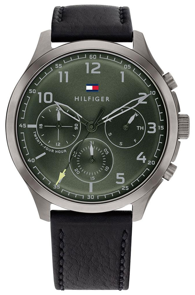 Tommy Hilfiger Leather Multifunction Mens Watch 1791856
