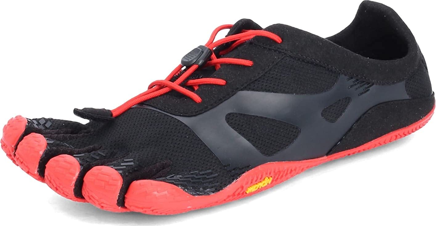 Vibram Mens Five Fingers KSO EVO Crosstraining Sneaker - Black/Red