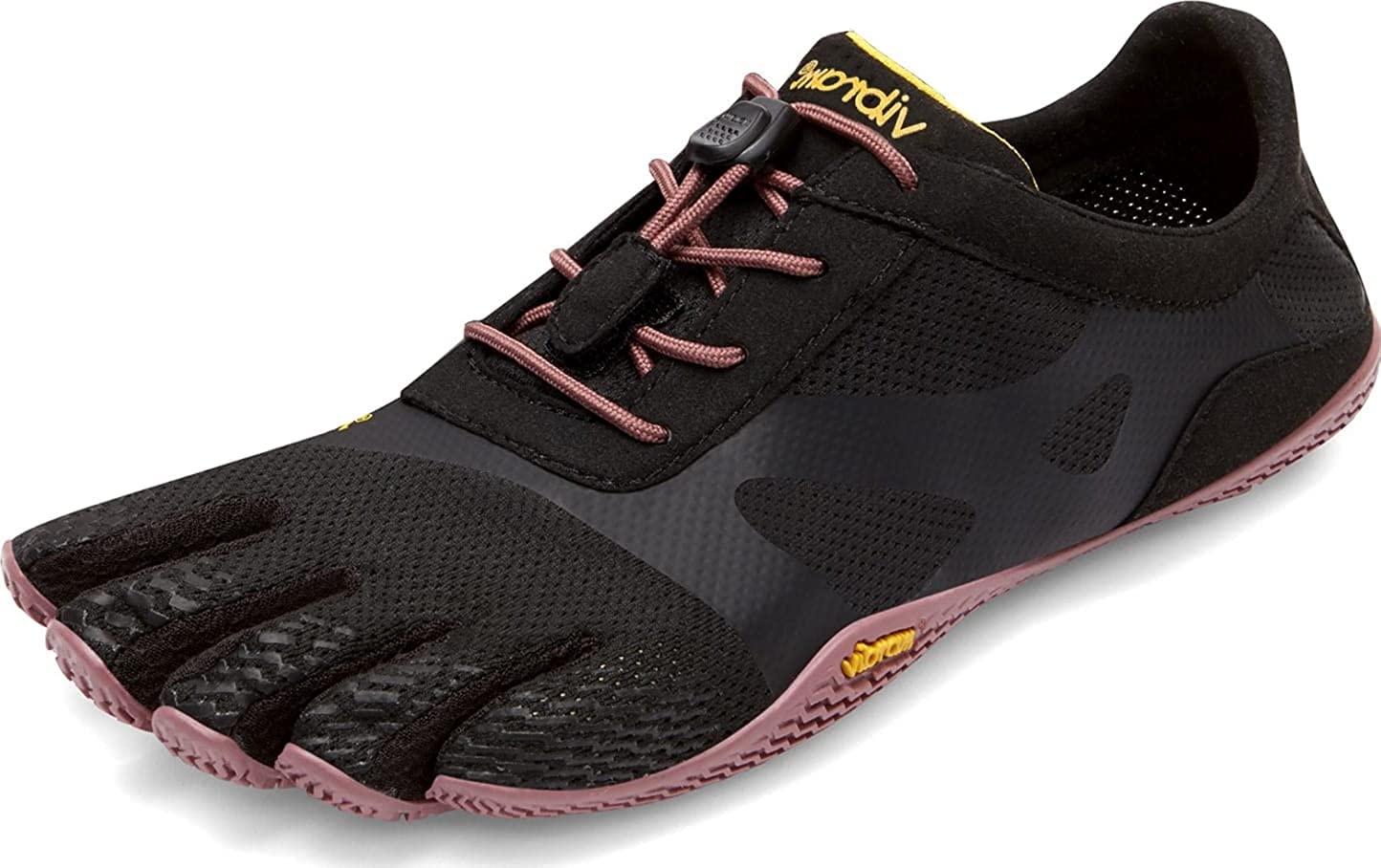 Vibram Womens Five Fingers KSO EVO Crosstraining Sneaker - Black/Rose