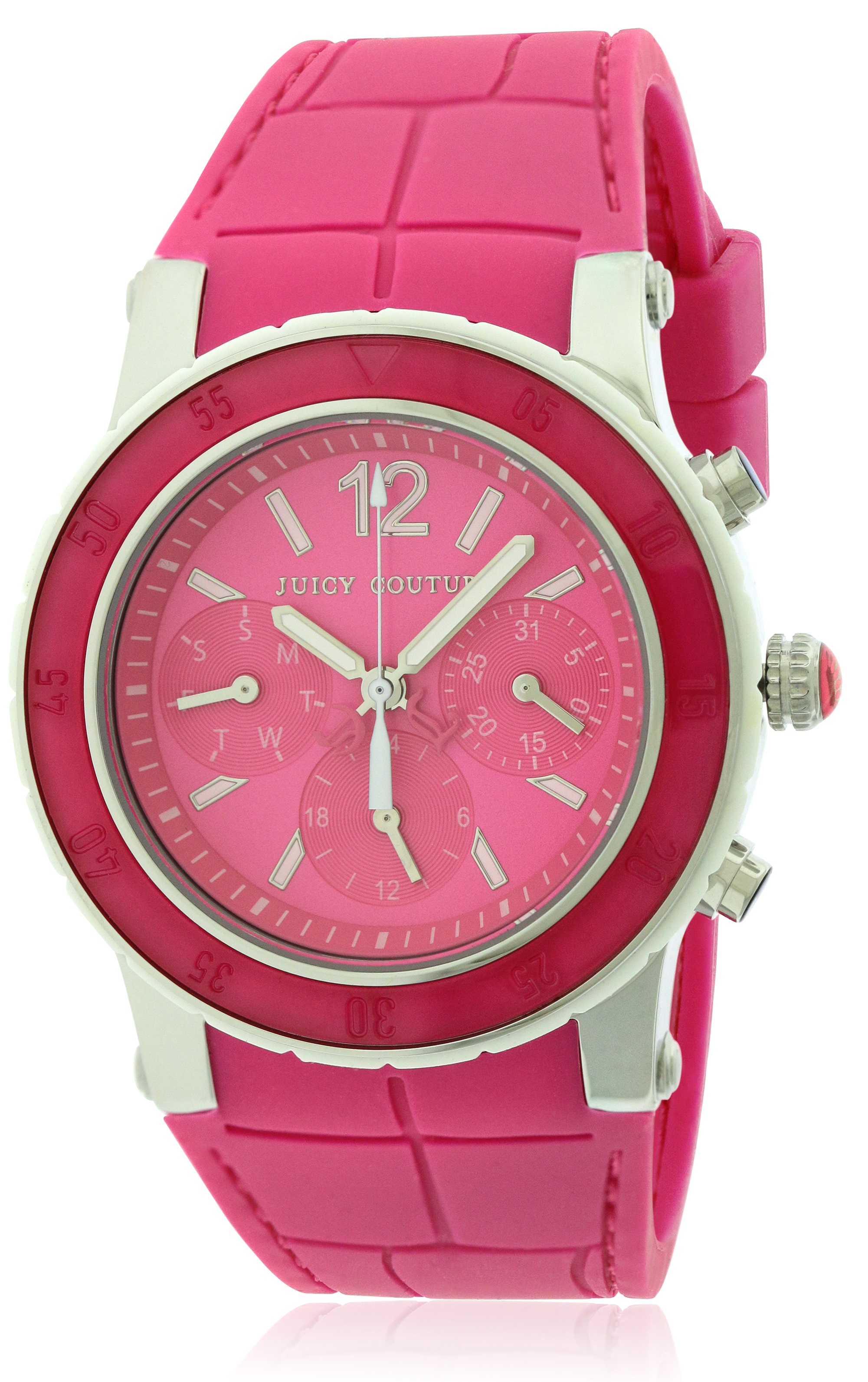 Juicy Couture HRH Pink Dragon Fruit Chronograph Ladies Watch 1900897