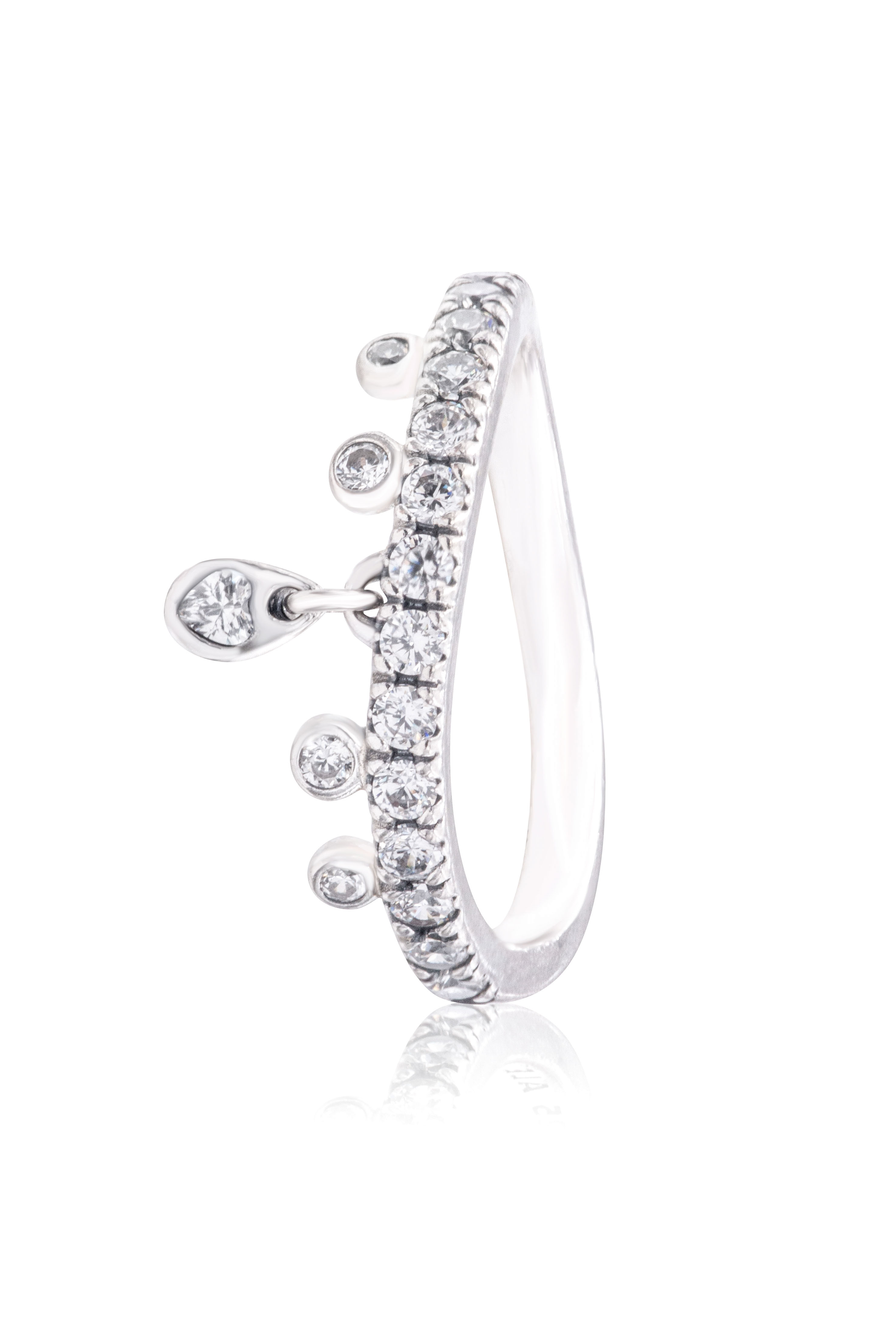 Pandora Chandelier Droplet Dangle Ring