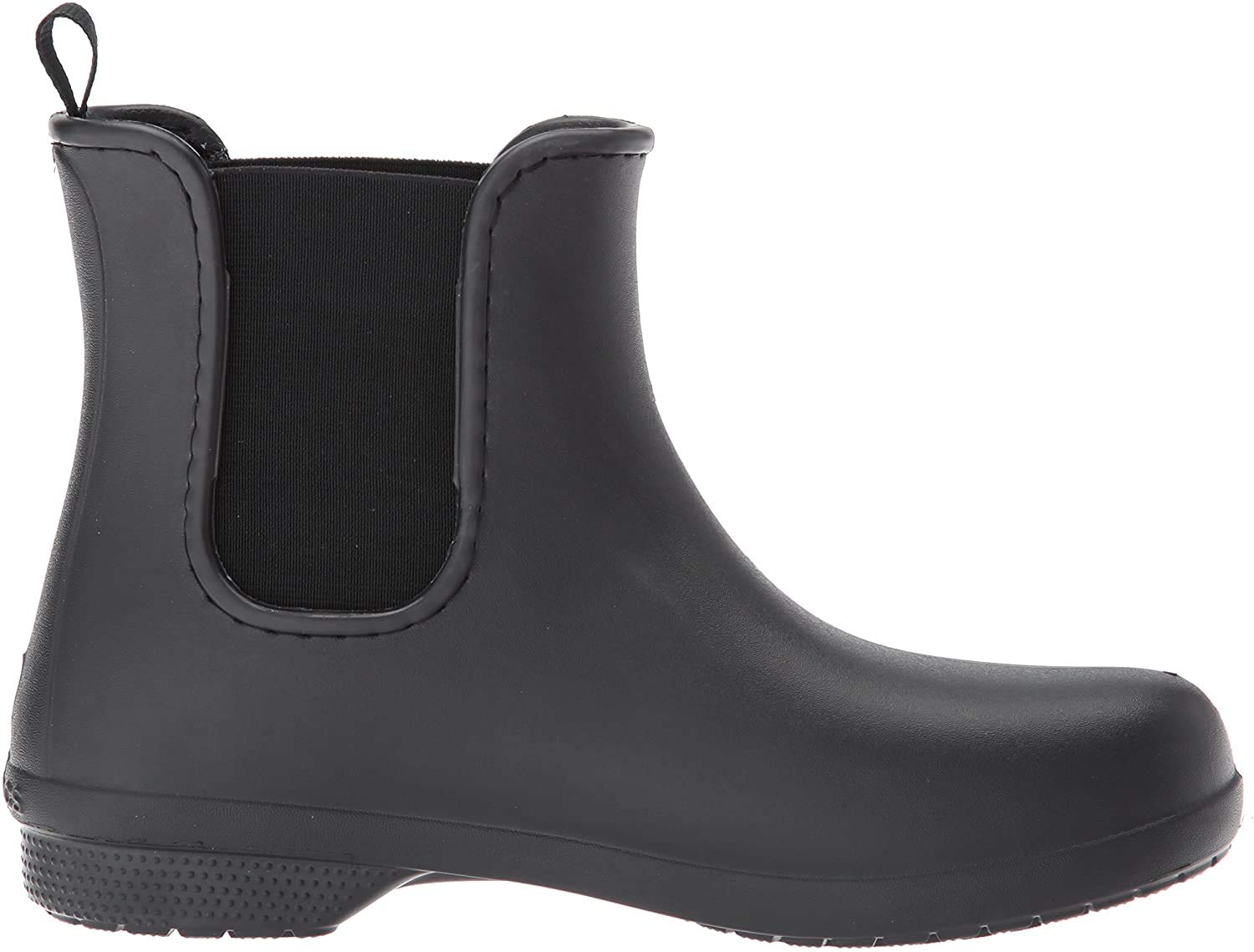 Crocs Womens Freesail Chelsea Ankle Rain Boots - Black - W4