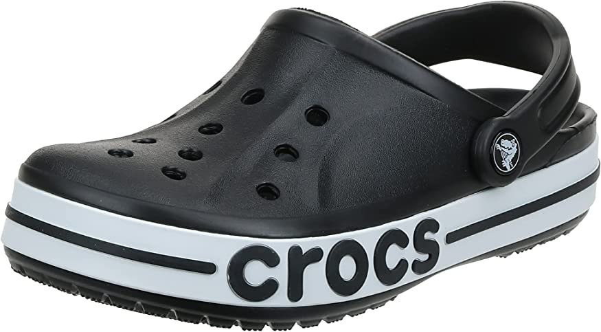 Crocs Bayaband Unisex Clogs - Black/White - M9W11