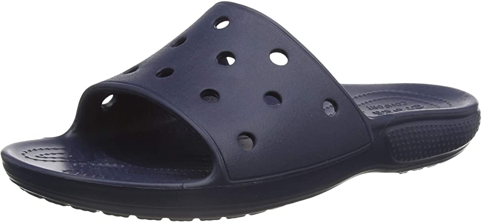 Crocs Unisex Classic Slide Sandals - Navy - M9W11