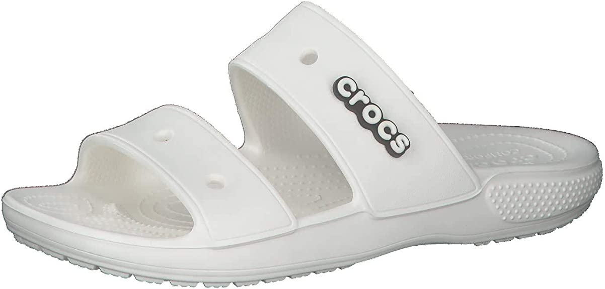 Crocs Unisex Classic Sandal Slide - White - M5W7
