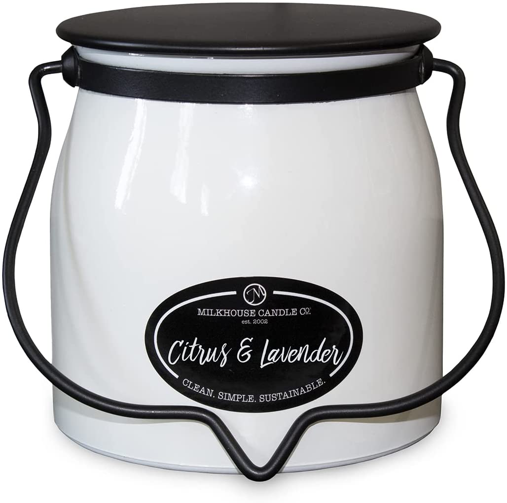 Milkhouse Candle Company - Butter Jar 16 oz - Citrus & Lavender