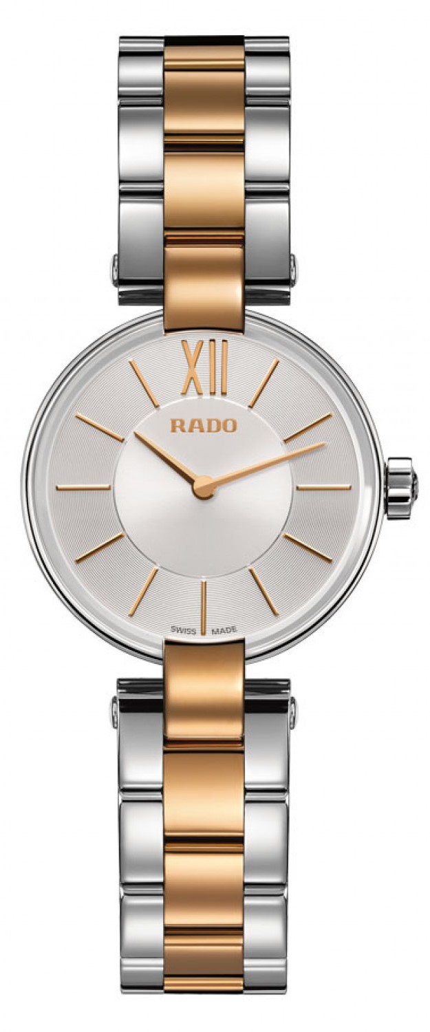 Rado Coupole Two-Tone Stainless Steel Ladies Watch R22854023