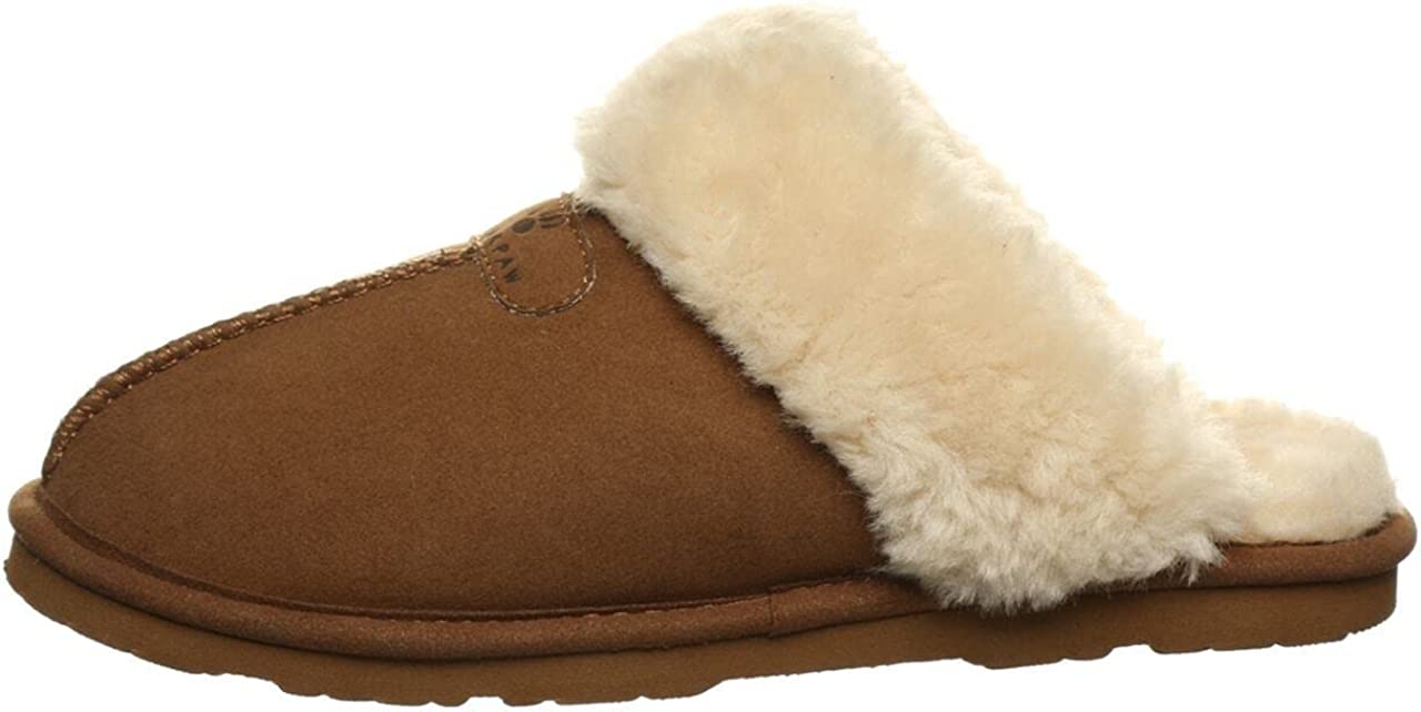 BEARPAW Womens Loki Vegan Slippers - Hickory - 6