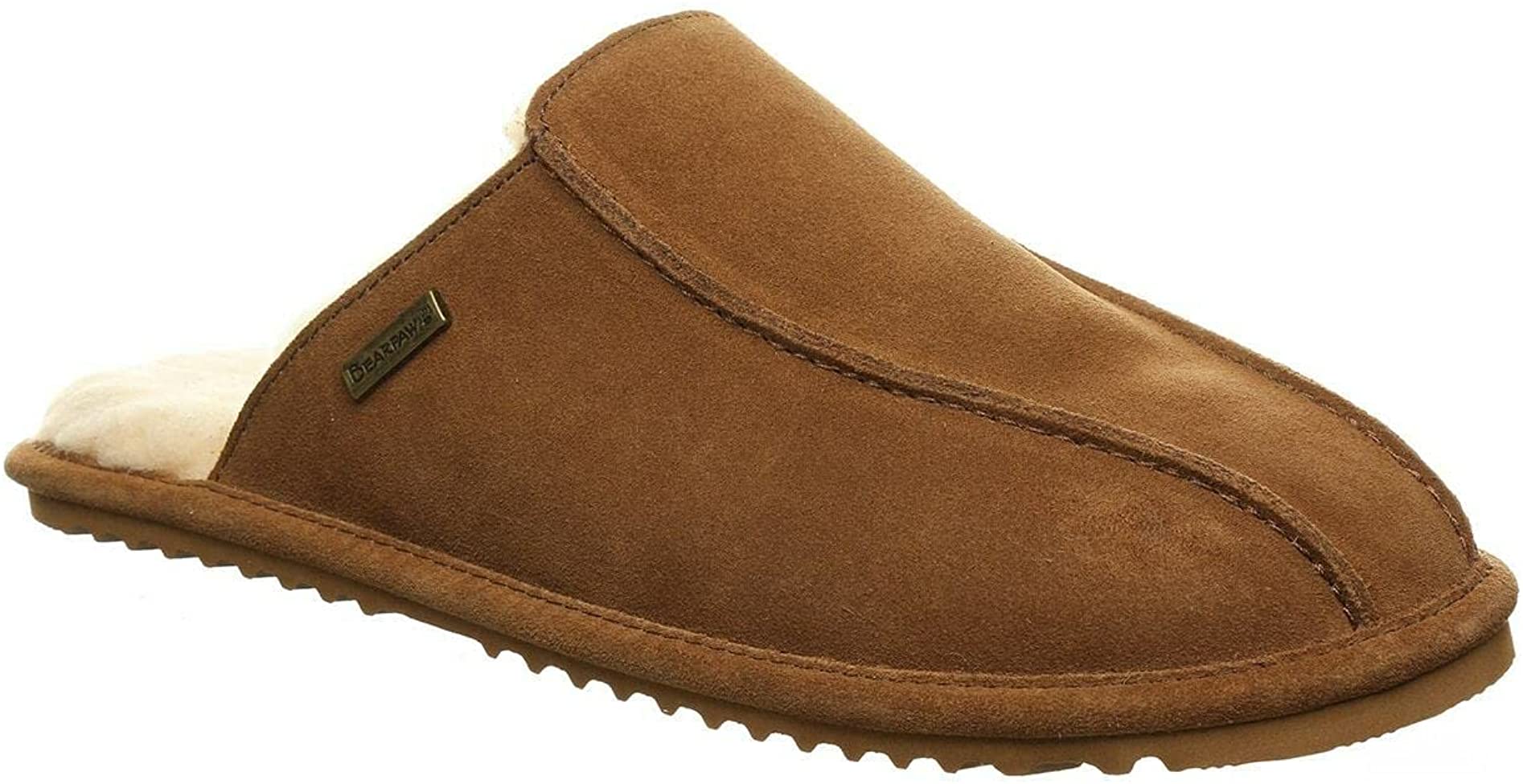 BEARPAW Mens Pierre Slipper - Hickory - 10