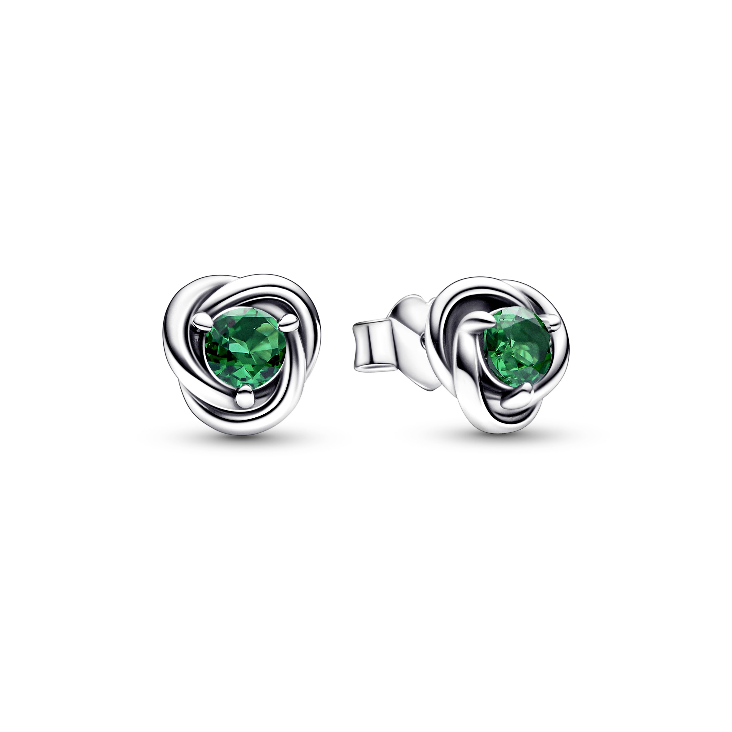 Pandora May Birthstone Eternity Circle Stud Earrings