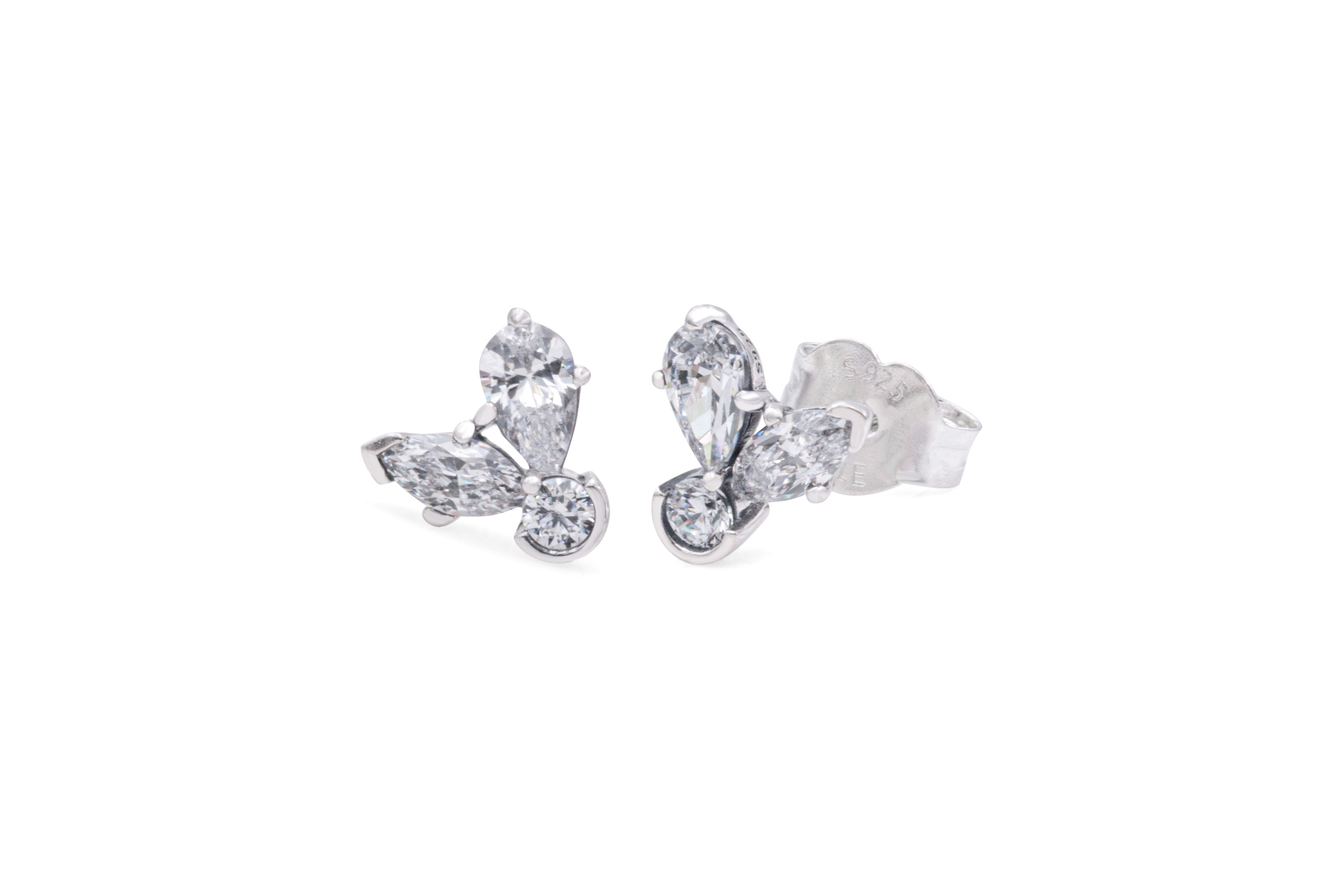 Pandora Sparkling Herbarium Cluster Stud Earrings