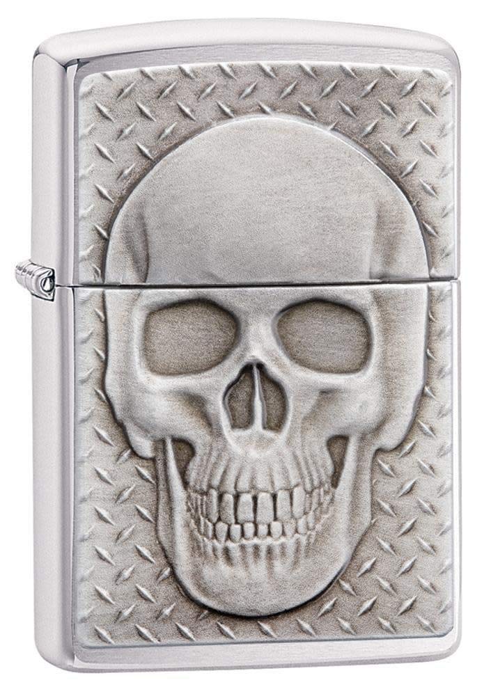 Zippo 200 Skull With Brain Surprise  Lighter