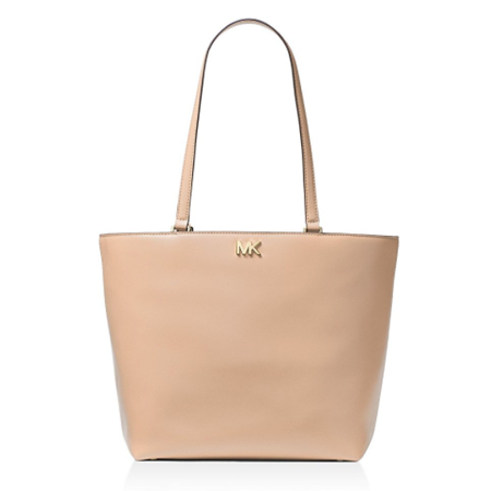 Michael Kors Mott Leather Tote - OYSTER - 30F7GOXT2L-134