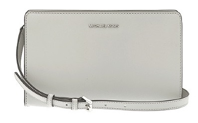 Michael Kors Jet Set Large Leather - Clutch - Pearl Grey - 32F6STVC3L-081