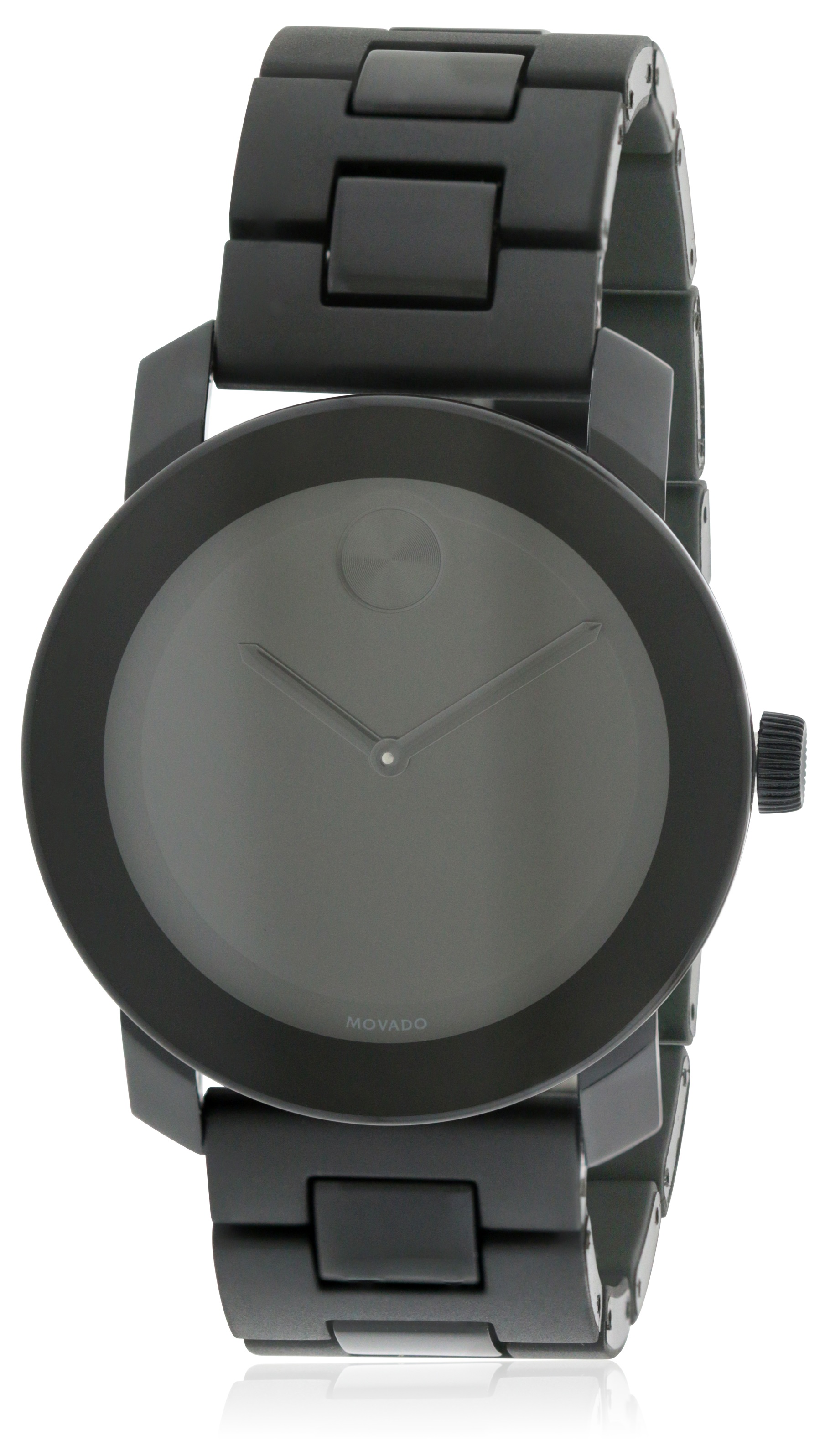 Movado Bold Large Black Polymer Mens Watch 3600047 - (Open Box)