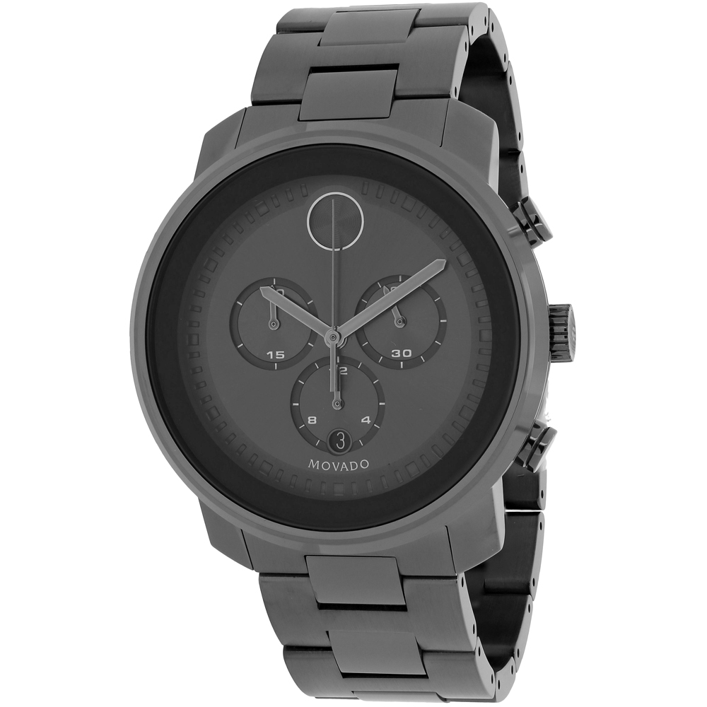 Movado Bold Stainless Steel Chronograph Mens Watch 3600277