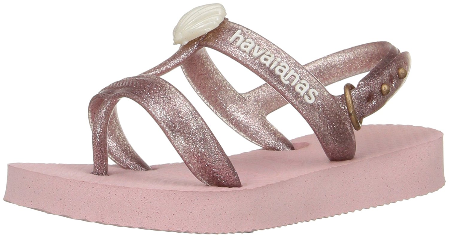 Havaianas Girls Kids Joy Gladiator Sandal - Pearl Pink - 23/24 BR - 4135036-6615-3/4Y