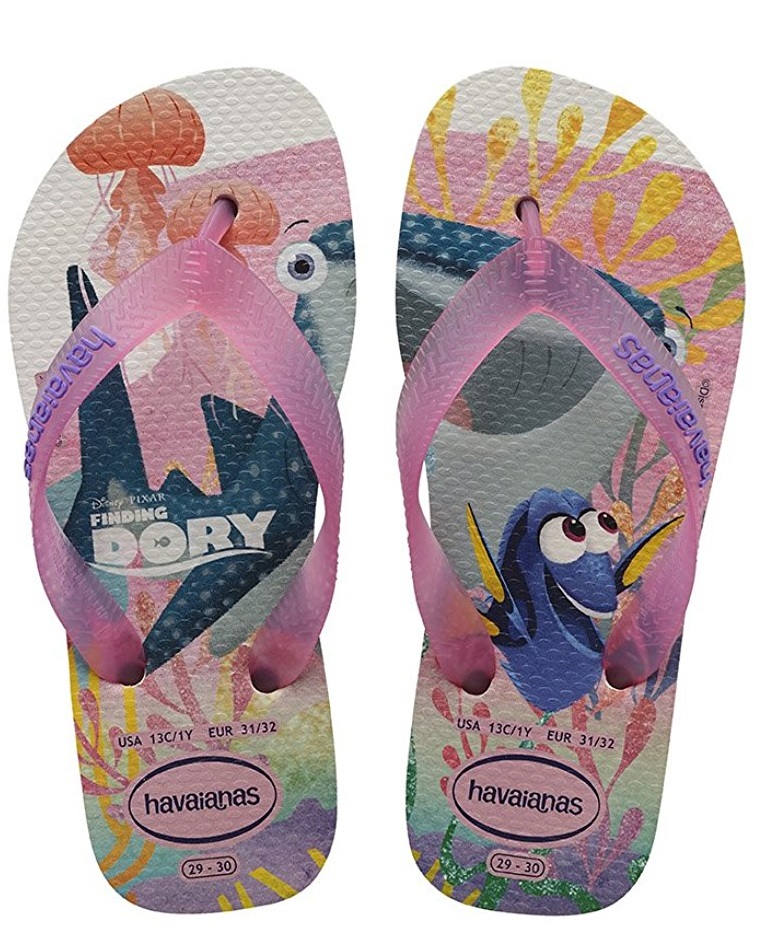 Havaianas Kids Nemo E Dory - White (Man-Made) Childrens Sandals - 27/28 BR