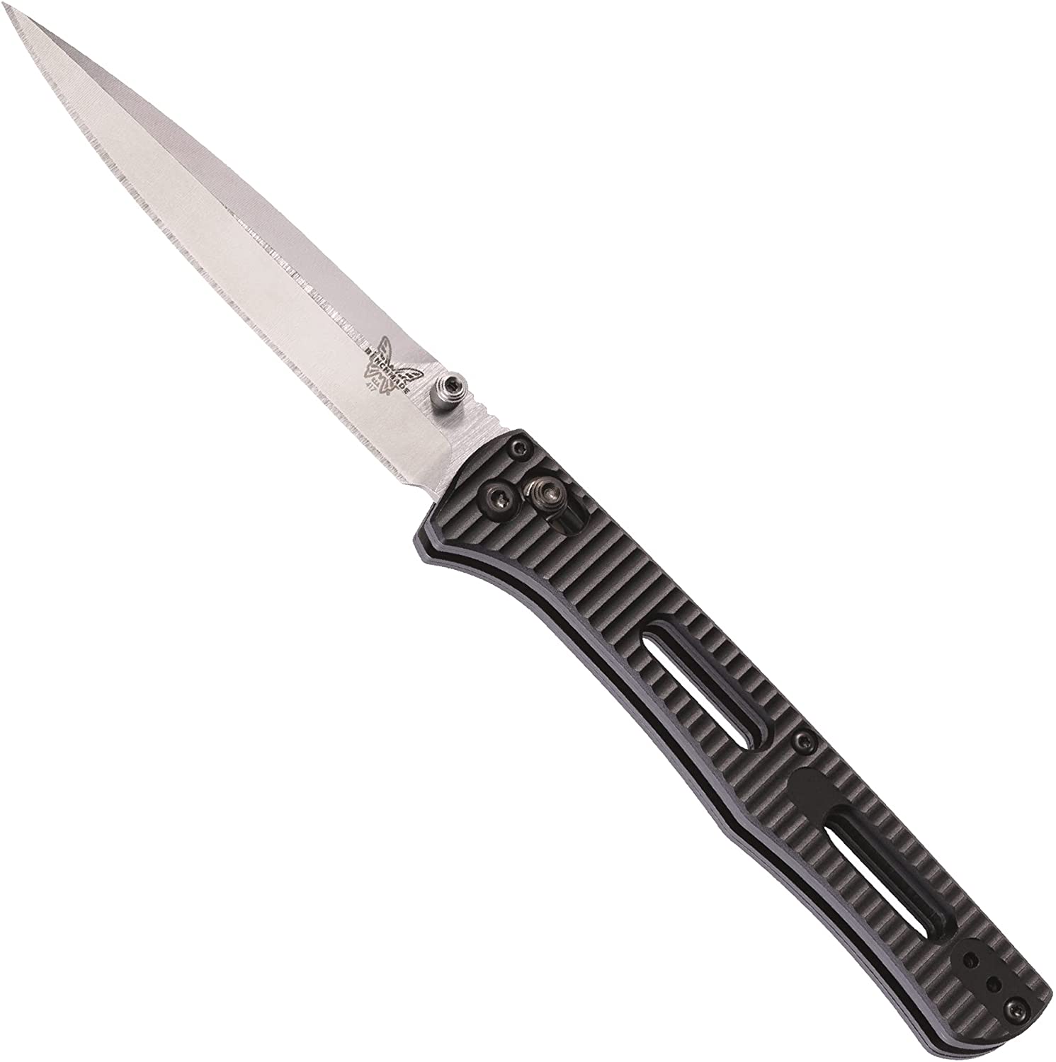 Benchmade Fact AXIS Lock Knife Black Aluminum - Satin Blade - 417