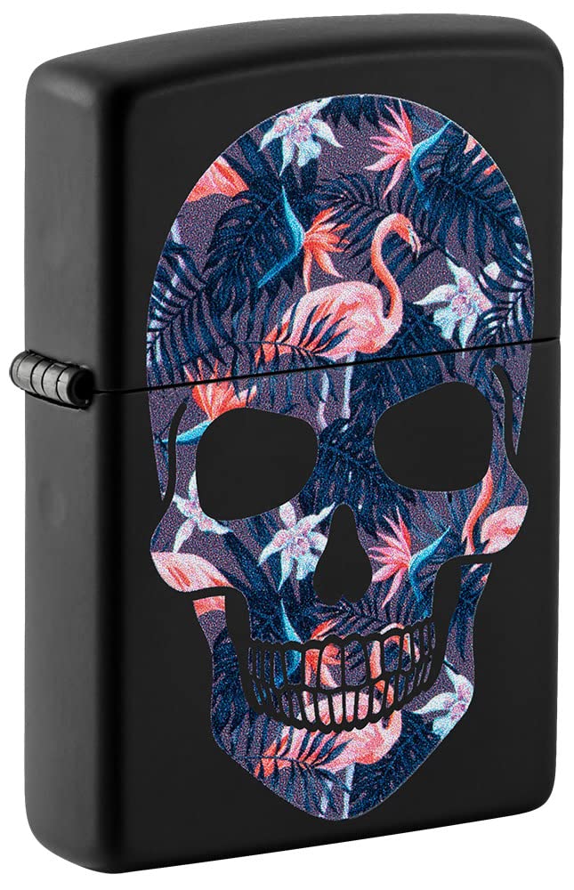 Zippo Flamingo Skull Design Lighter