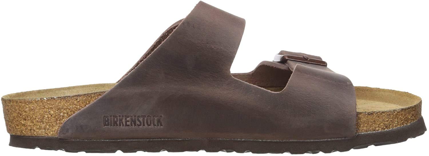 Birkenstock Unisex Arizona Oiled Leather Sandal - Habana - EU 37