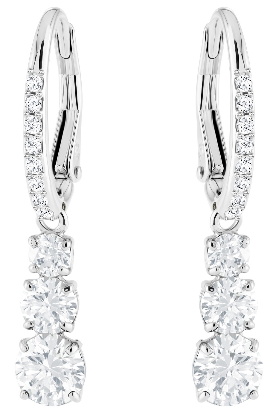 Swarovski Attract Trilogy Drop Earrings - 5416155