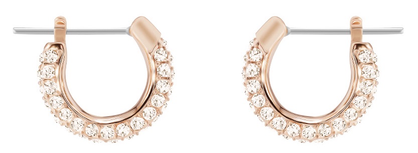 Swarovski Stone Pierced Hoop Earrings - 5446008