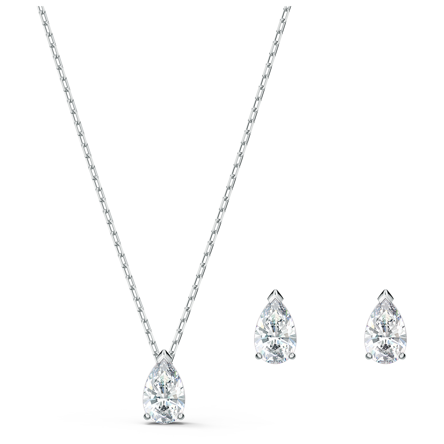 Swarovski Attract Pear Set