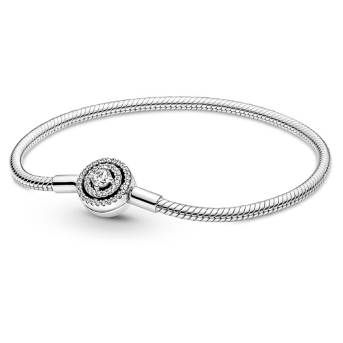 Pandora Moments Halo Snake Chain Bracelet