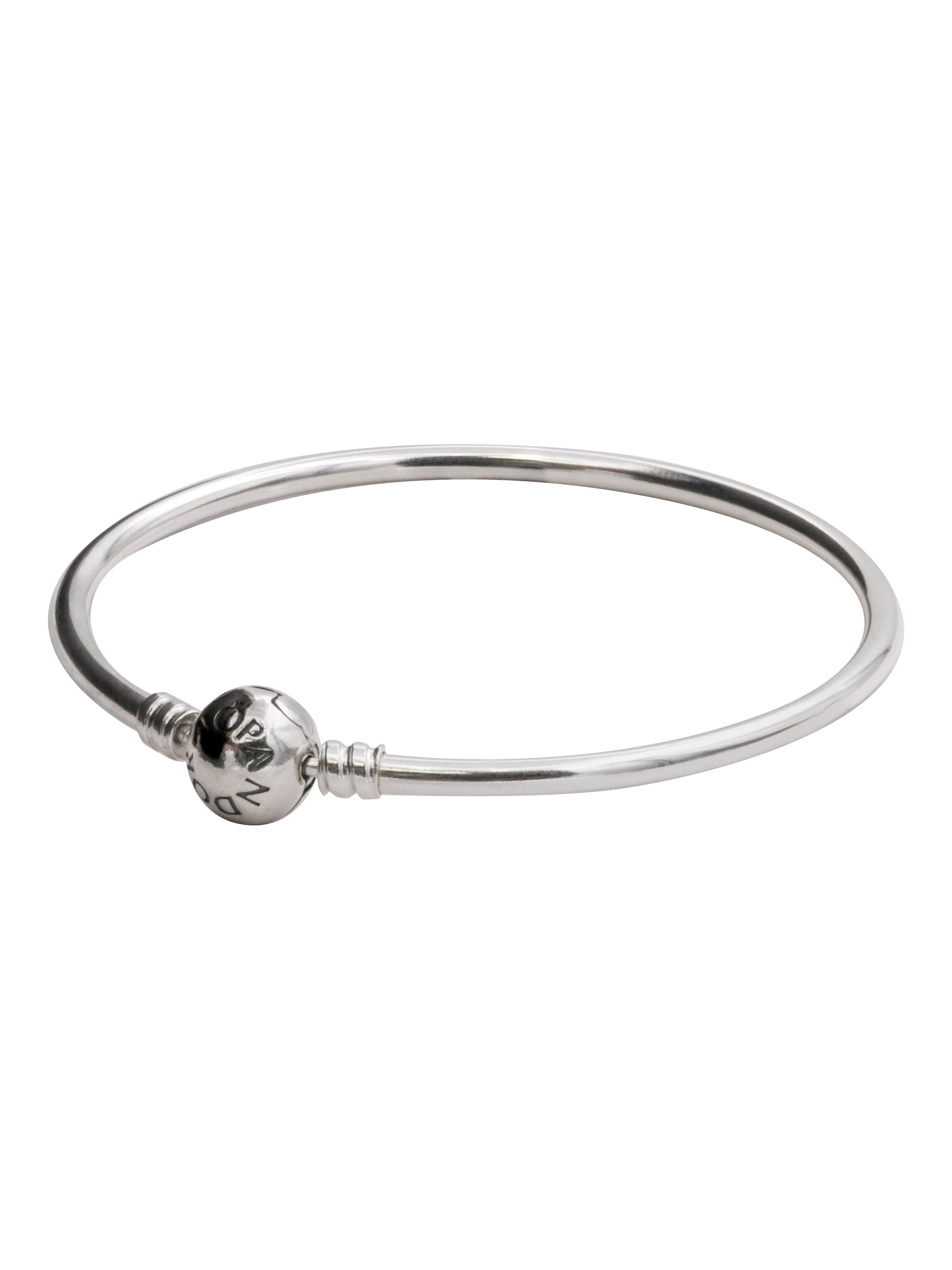 PANDORA sterling Silver Bangle Bracelet - 590713-18