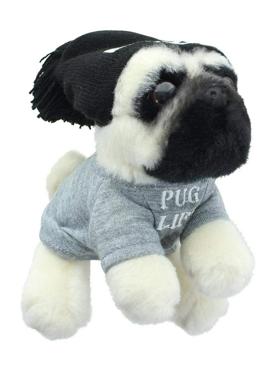 GUND Doug The Pug 5in Pizza