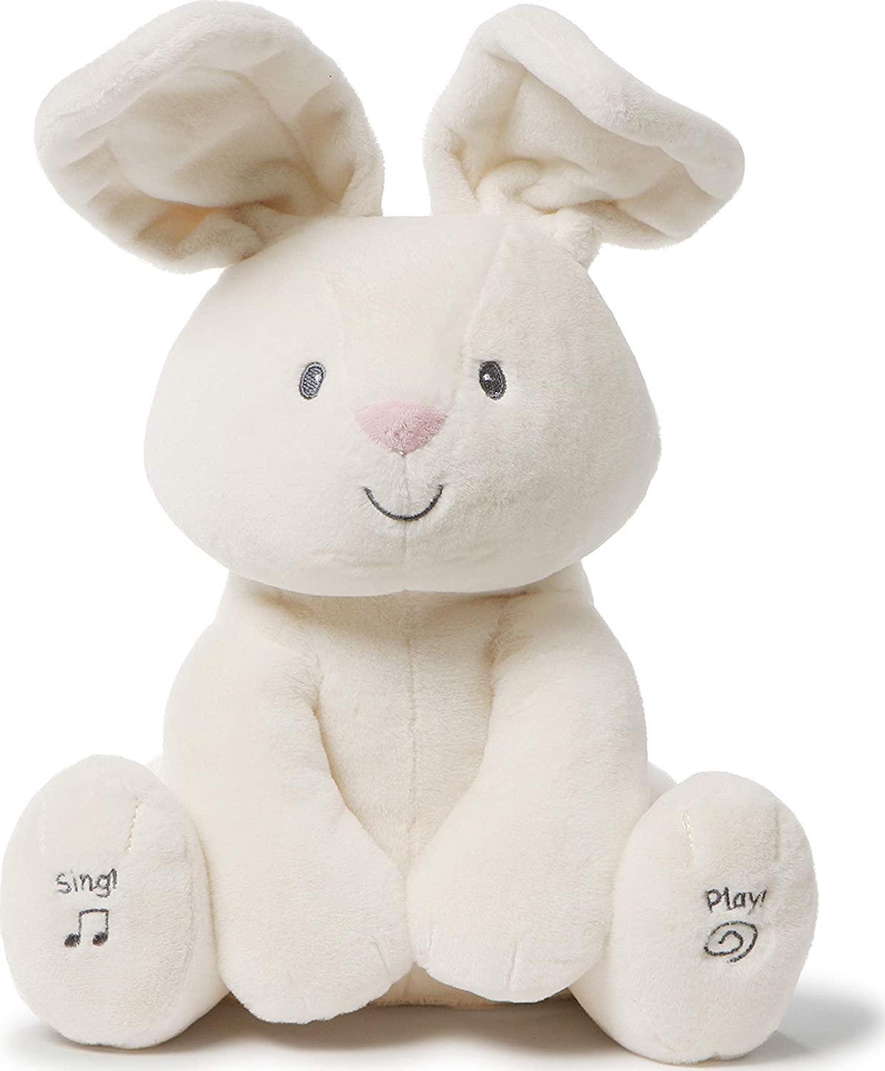 Baby GUND Flora The Bunny Animated Plush Stuffed Animal Toy - Cream - 12 Inch