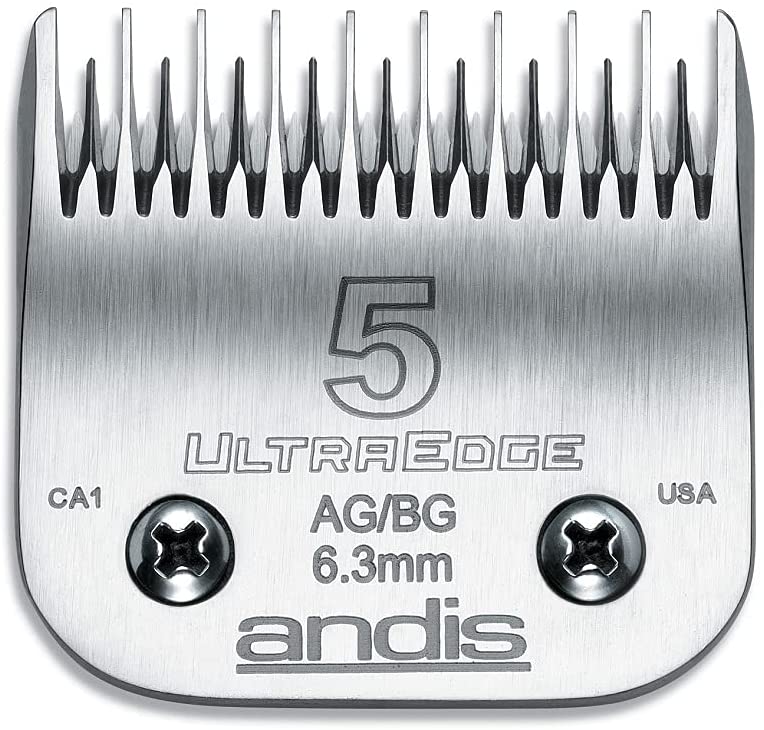 Andis Carbon Infused Steel UltraEdge Dog Clipper Blade, Size-5 Skip Tooth